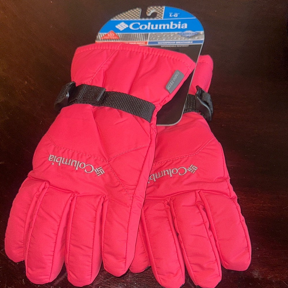 Columbia Bright Pink Insulated Gloves